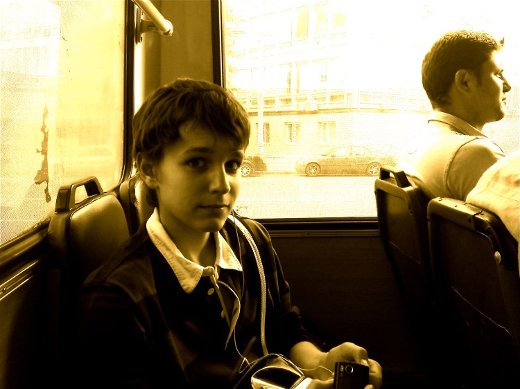 Volvo in fall colours