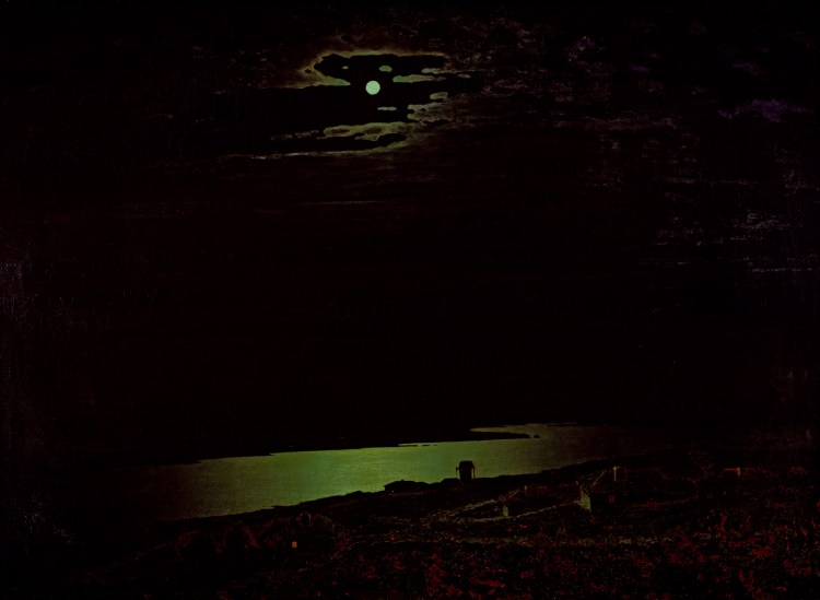 Moonlight night on the Dnepr. Arkhip Kuindzhi.
